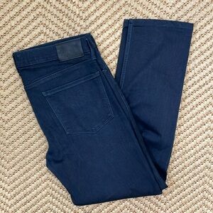 Paige - Classic Lennox Slim Straight Pants - Dark Blue Inkwell - 34 x 27